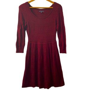 {American Eagle} Red Knit Dress - Medium